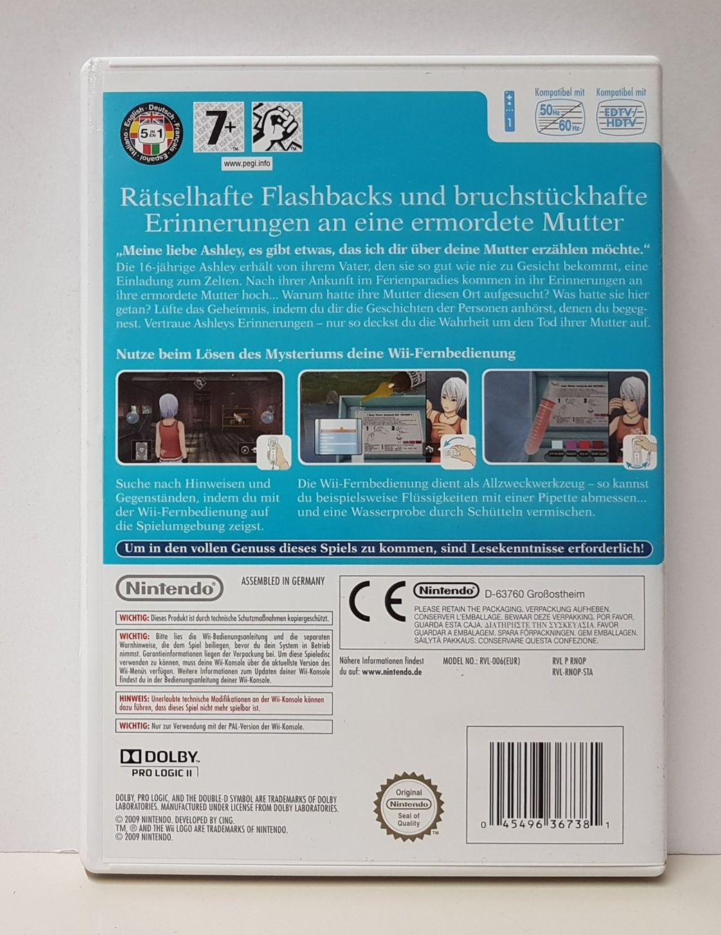 Nintendo Giochi: Wii Another Code R Die Suche nach der verborgenen Erinnerung – Usato da Schüpfheim venduto da Game-Paradis 2