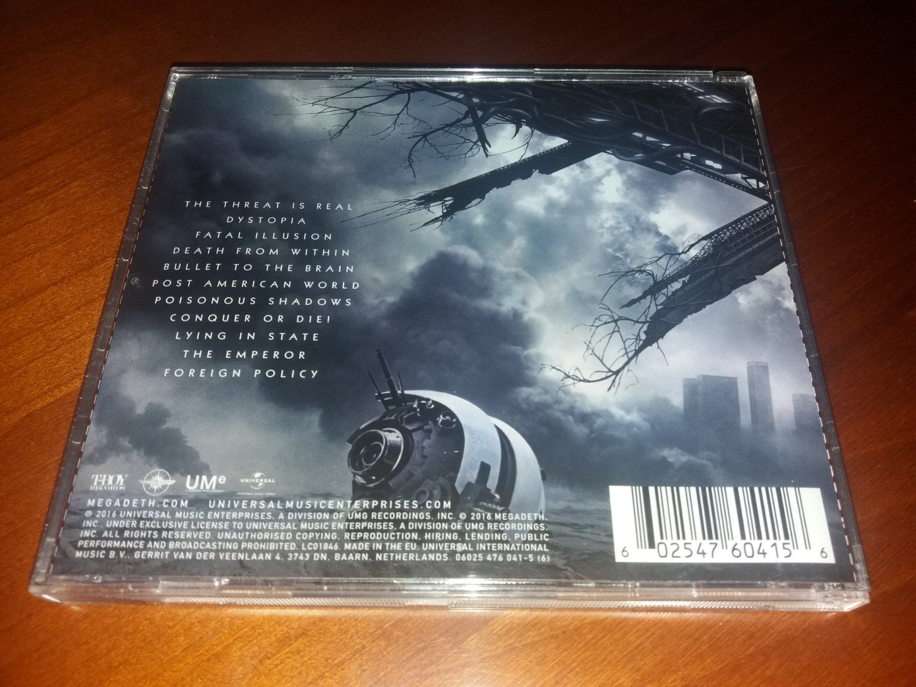 CDs: Megadeth - Dystopia, D8, CD – Gebraucht aus Sessa von  1