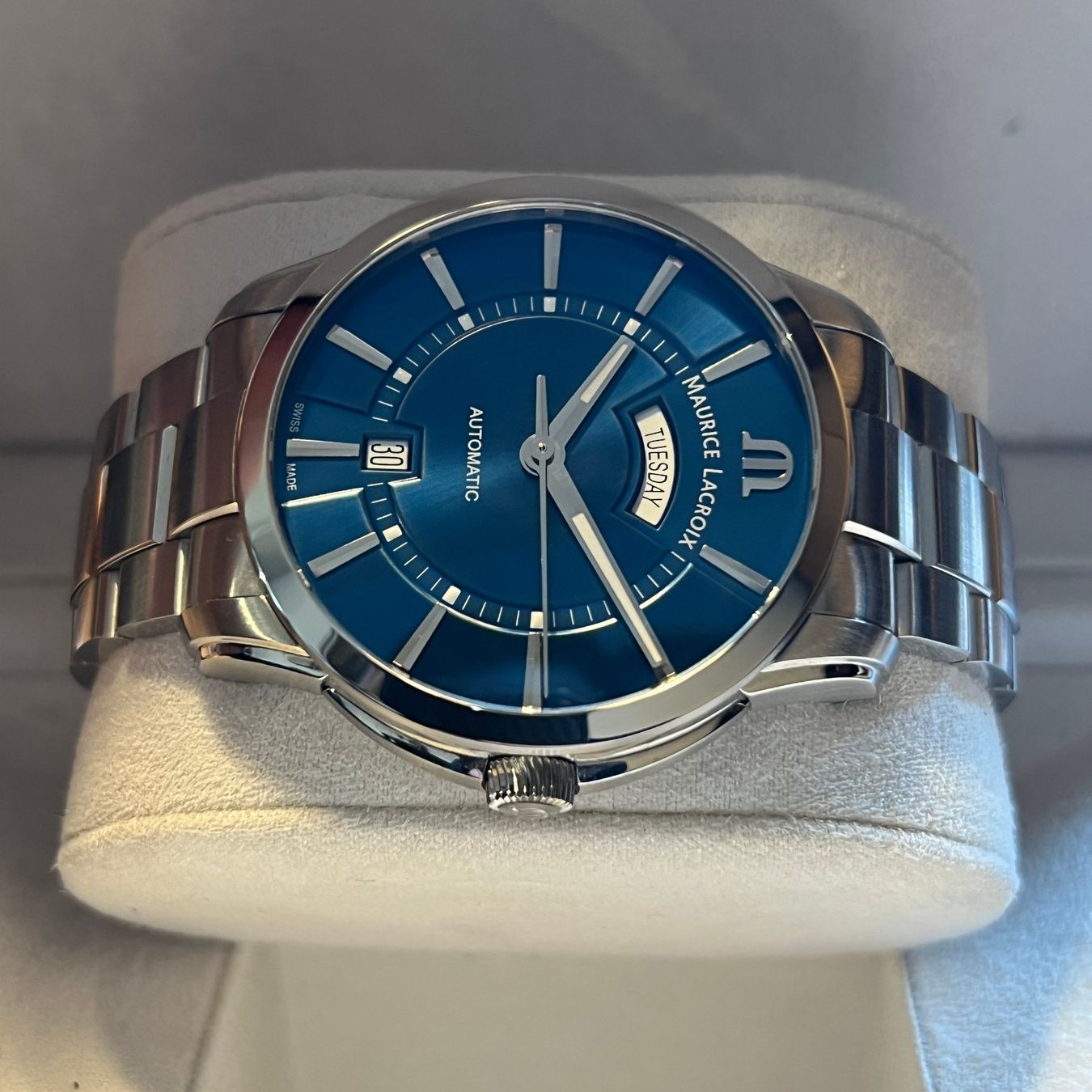 Maurice Lacroix Uhren: FLASH SALE Maurice Lacroix Pontos Day-Date PT6358 – Gebraucht aus Carouge GE von Watchaser 6