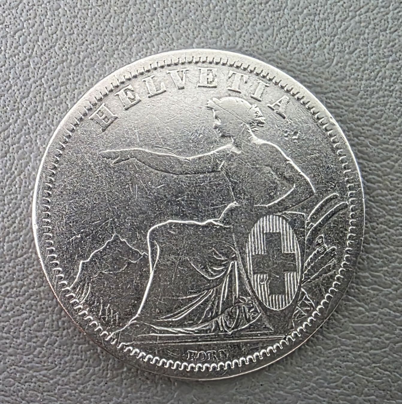 Alle Münzen: 2x 1 Fr. 1861 und 1902 – Gebraucht aus Niederuzwil von 262305 3