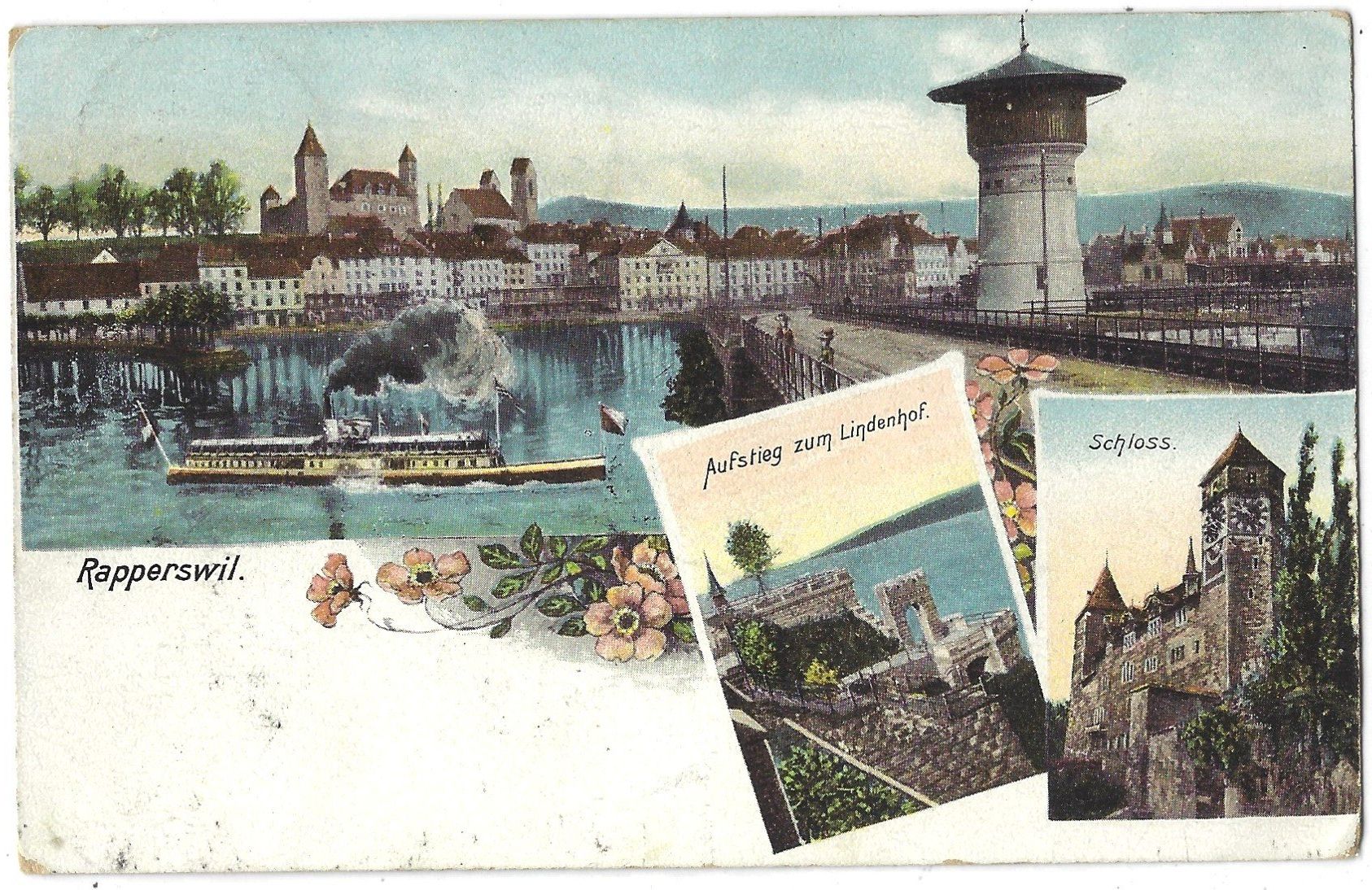 Cartoline postali: Rapperswil. – Usato da Bütschwil venduto da Jackson1A