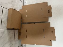 14 Stk. Kartonschachtel - Aufbewahrungsbox - Archivbox A4