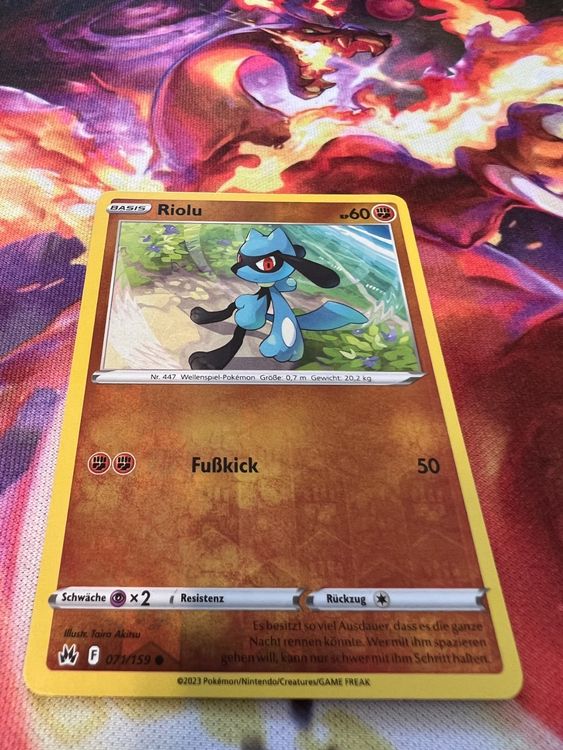 Riolu (CRZ 071) / Reverse Holo DE / Zenit der Könige Kaufen auf Ricardo