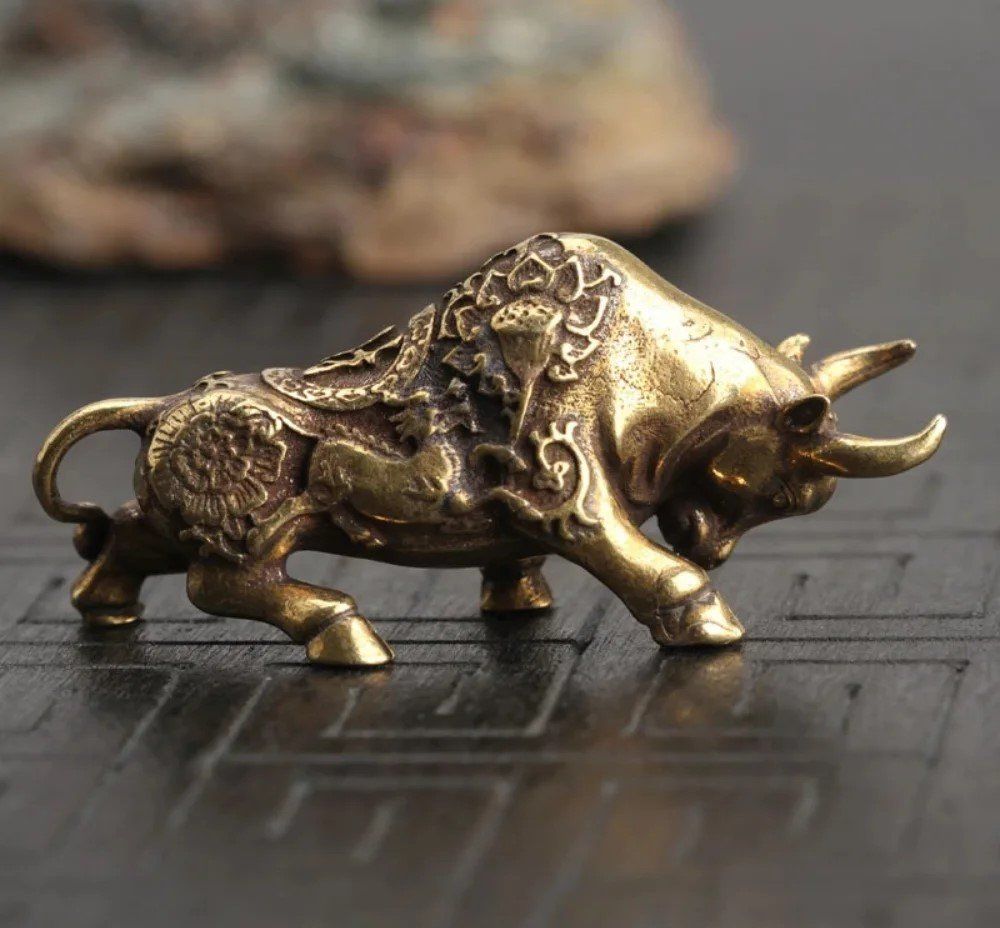 Figuren: Stier aus Messing – Neu (gemäss Beschreibung) aus Uerkheim von Kaufoption