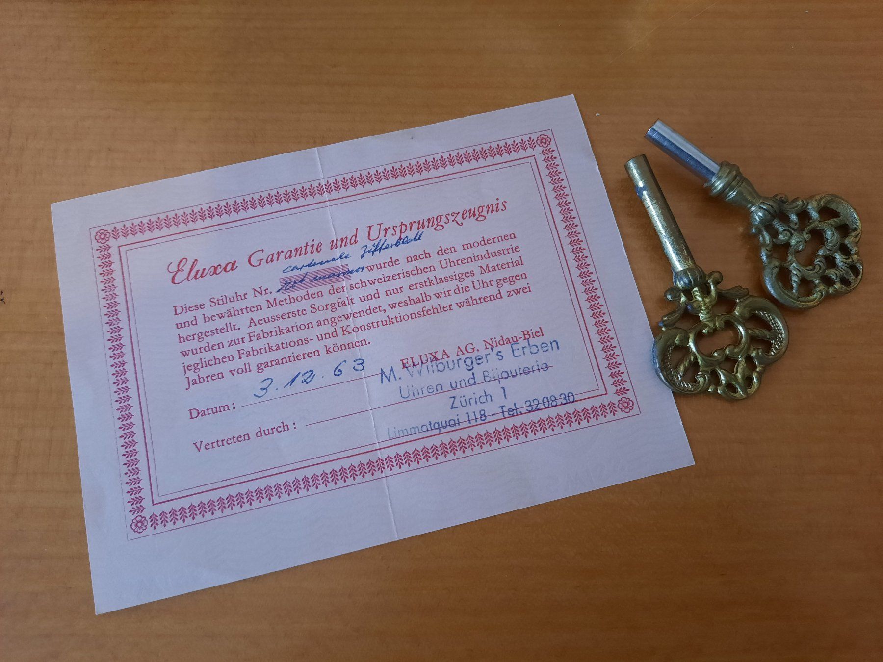 Eluxa Orologi da terra & Orologi da parete: Eluxa Neuenburger Pendule – Usato da Untersiggenthal venduto da tribike 4