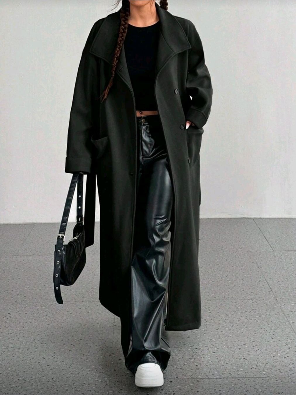 Cappotti: ✨ Oversized Trenchcoat - S - Mantel in Schwarz – Nuovo (secondo la descrizione) da Thalwil venduto da VitaMini 3