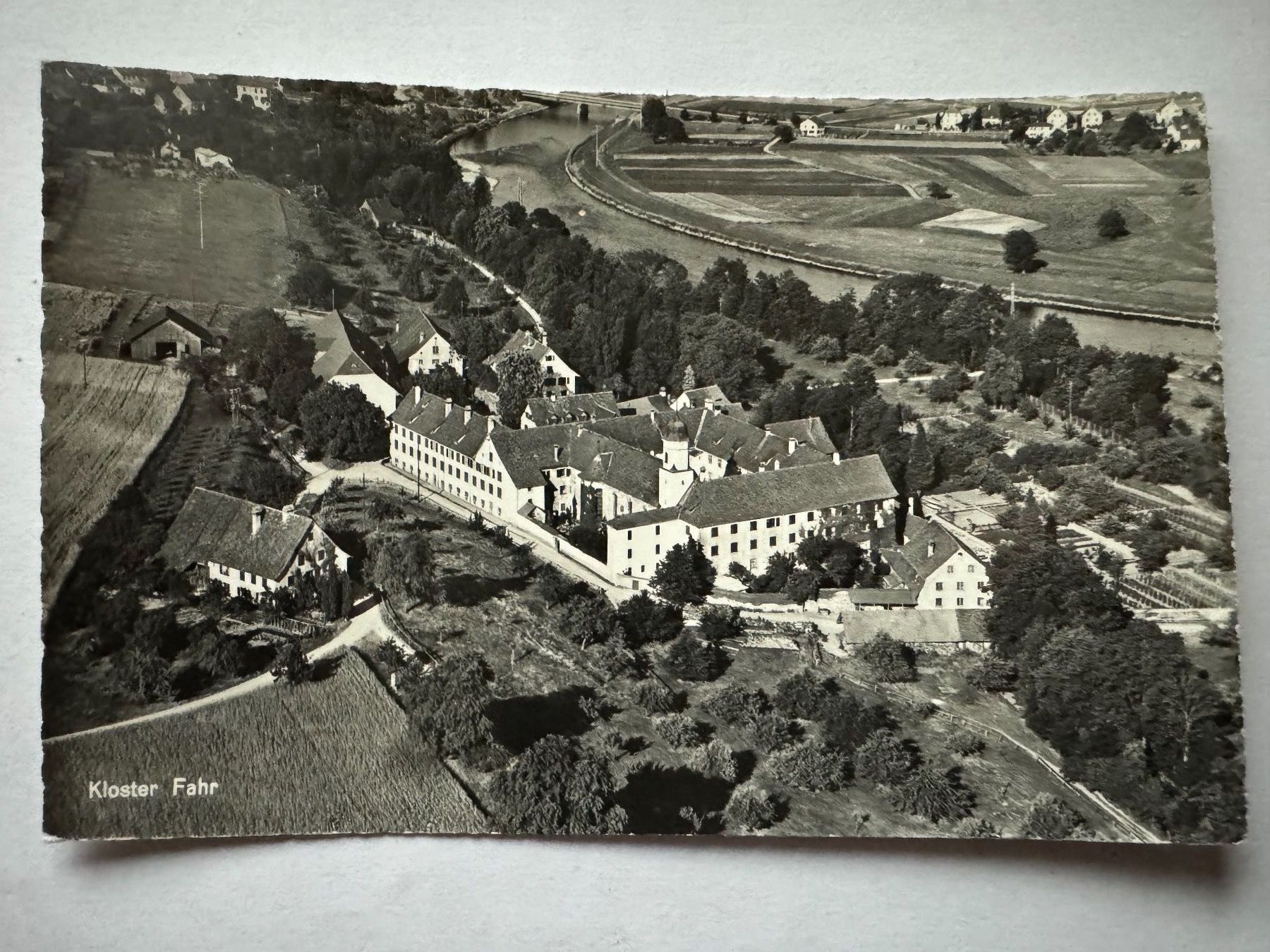 Cartoline postali: KLOSTER FAHR  - Ansichtskarte – Usato da Tegerfelden venduto da siebenmacky