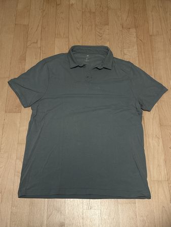 Herren Polo Shirt, Olivgrün, Grösse L, Sommer Kollektion