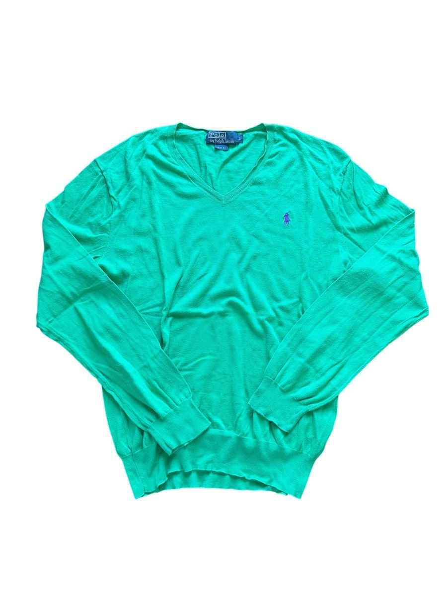 Ralph Lauren Maglioni & Felpe: Pull Polo Ralph Lauren V-neck vert taille L – Nuovo (secondo la descrizione) da Baulmes venduto da resel_.tm