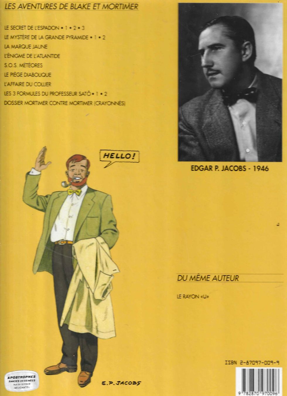 Fumetti: Blake et Mortimer - Le mystère de la grande pyramide Tome 2 – Usato da Savagnier venduto da Ne2065 1