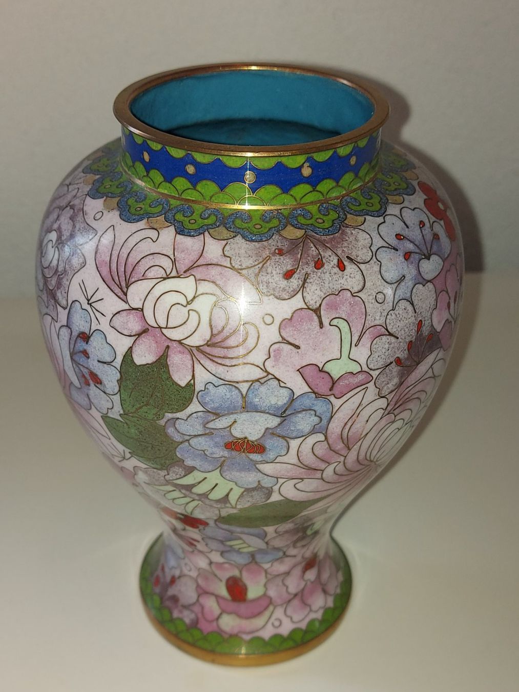 Vasen & Gefässe: Schöne Cloisonné Vase, Email, China, Blumenmuster – Gebraucht aus Schlieren von Svenja7 2