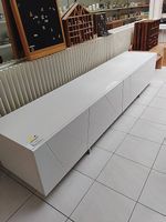 Lowboard TV Möbel Hochglanz in Weiss