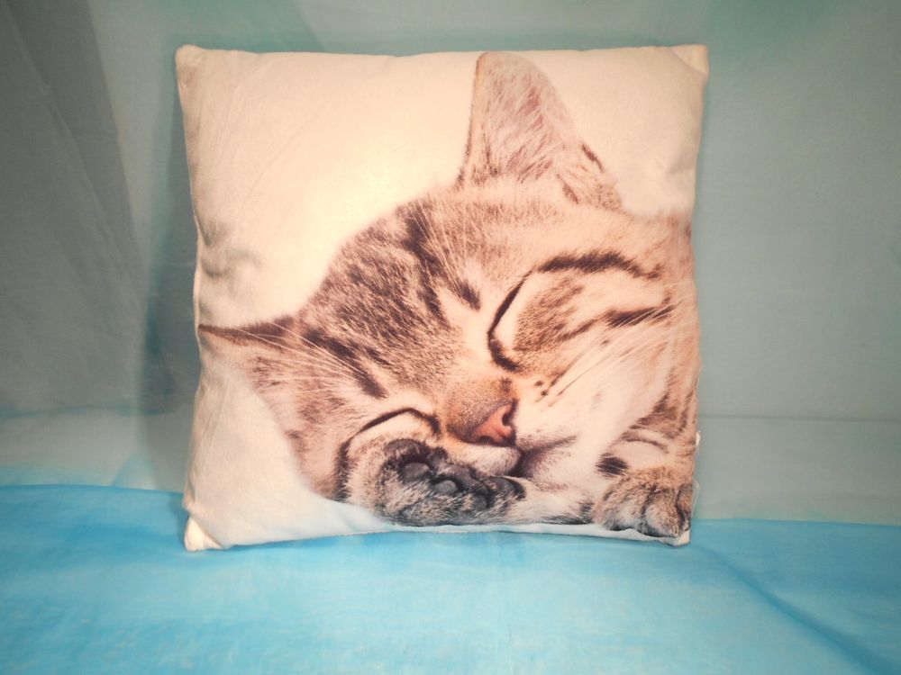 Gartenflagge Mit Niedlicher Schlafender Katze – Doppelseitig, 31,8 X 45,7 Cm, Wetterfest Für Terrasse & Garten