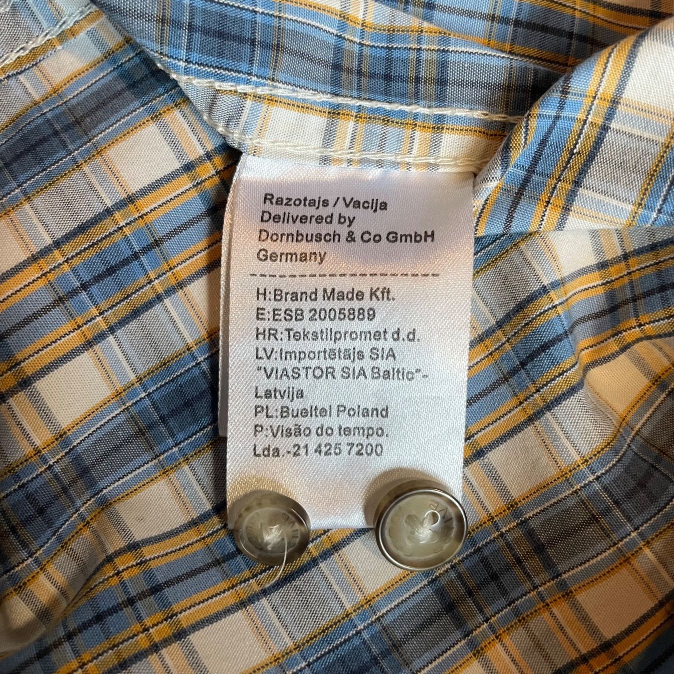 Camicie: Camel Active Vintage Hemd M Kariert Kurzarm Top – Usato da Bubikon venduto da SwissSecondLife 8