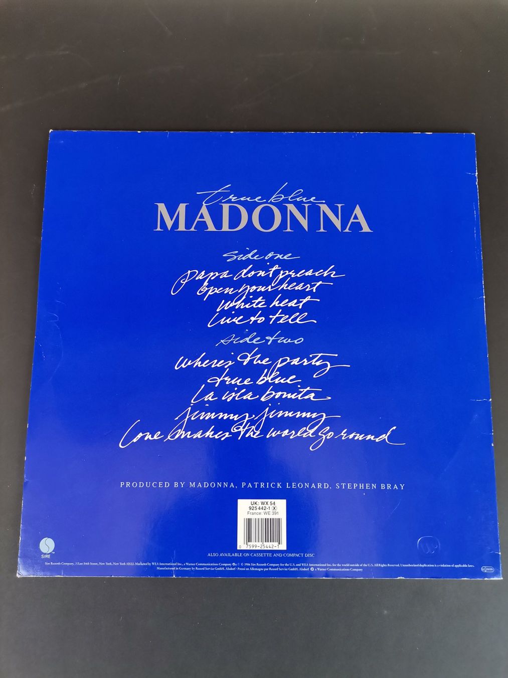 Dischi in vinile: SCHALLPLATTE Vinyl Madonna True Blue – Usato da Schaffhausen venduto da Restwert_SH 1
