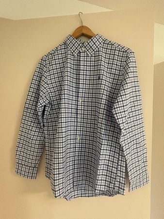 Ralph Lauren Hemd, blau-weiss kariert