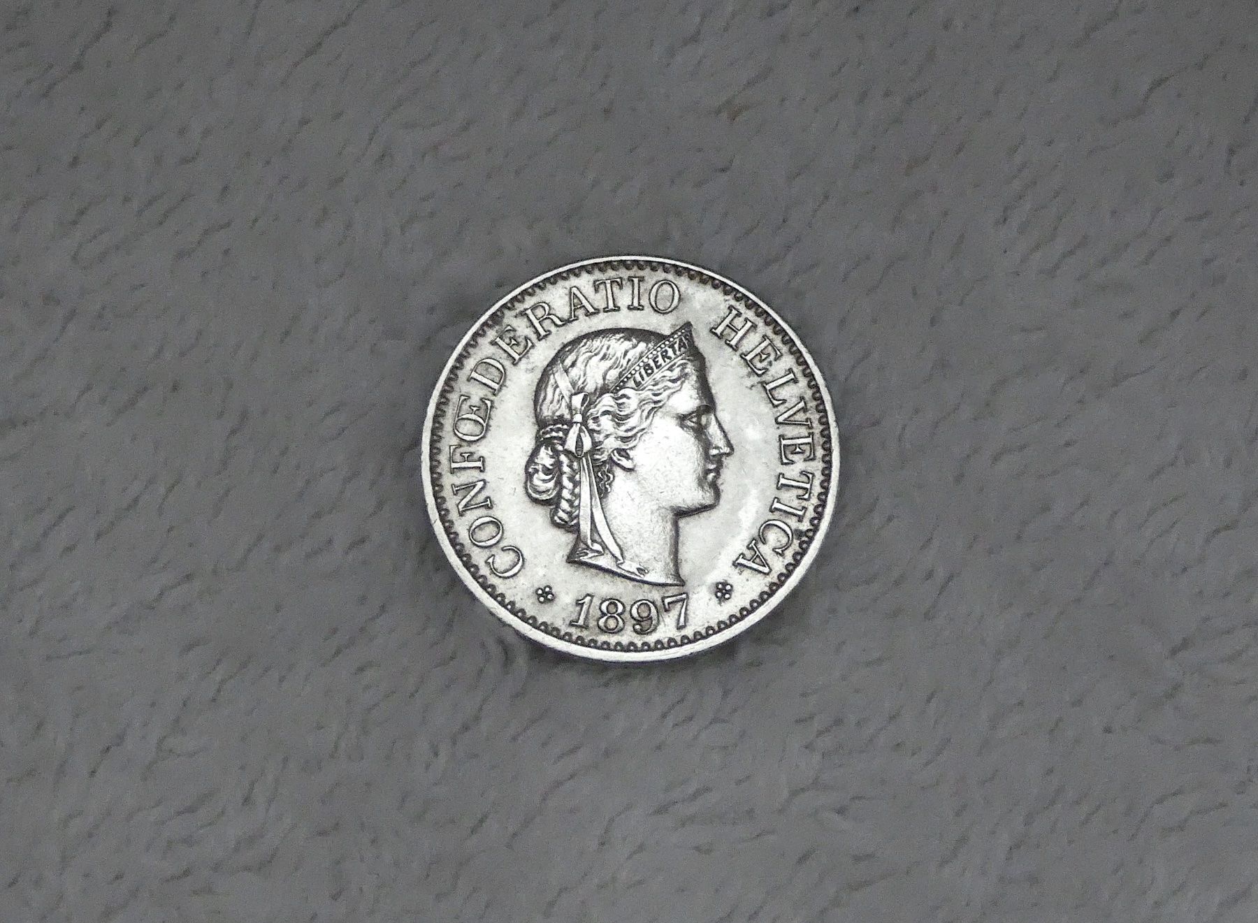 Tutti le monete: 10 centimes/rappen 1897 – Usato da Nyon venduto da Ilmi09