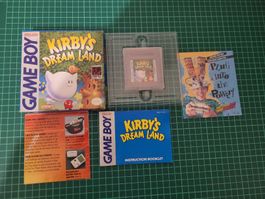 Kirby's Dream Land Game Boy - Complete In Box - Vintage!