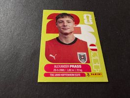 Panini FIFA Fussball WM 2026 Sticker Alexander Prass AUT 9