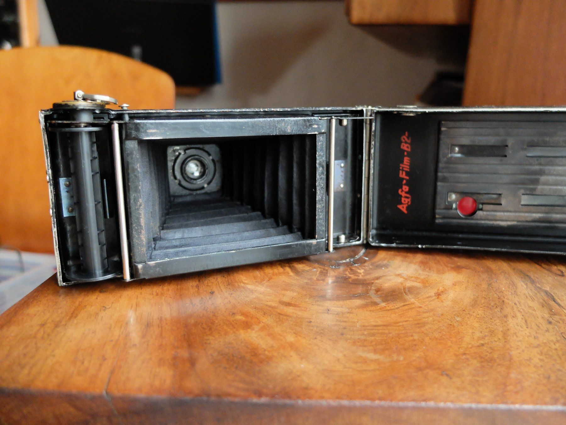 Agfa Kamera: AGFA BILLY I  mit Igestar f 8,8 , eckige Form – Gebraucht aus Greppen von Fuerstigor 8
