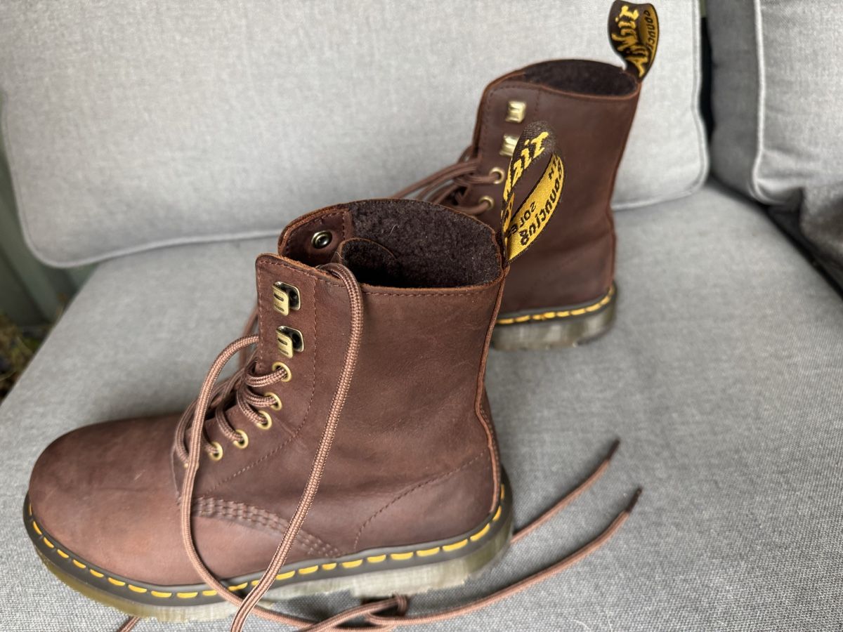Dr. Martens Damenschuhe: Dr.Martens Boots Leder Braun – Neu (gemäss Beschreibung) aus Fällanden von Caramel7 2