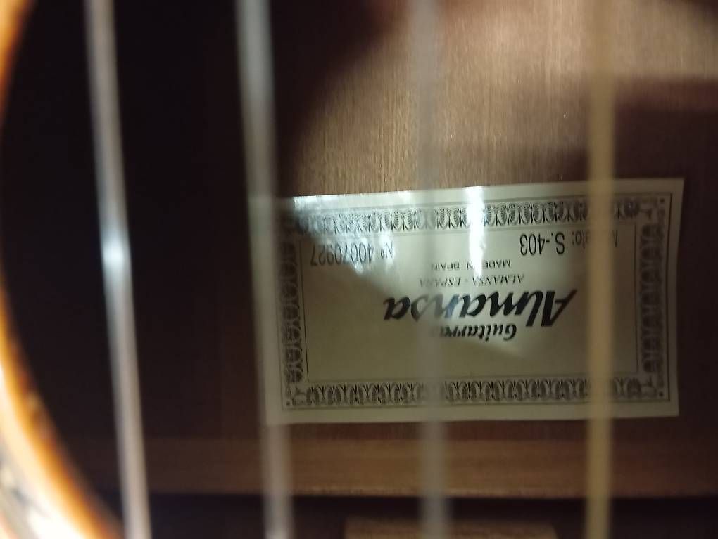 Strumenti musicali: Almansa 7/8 Classic guitar – Usato da Basel venduto da Petergunn 3