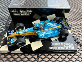 1:43 Minichamps Renault R26 Alonso Winner British GP 2006