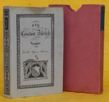 GEMÄLDE DER SCHWEIZ,DER CANTON ZÜRICH, I.BAND, 1844,RAR