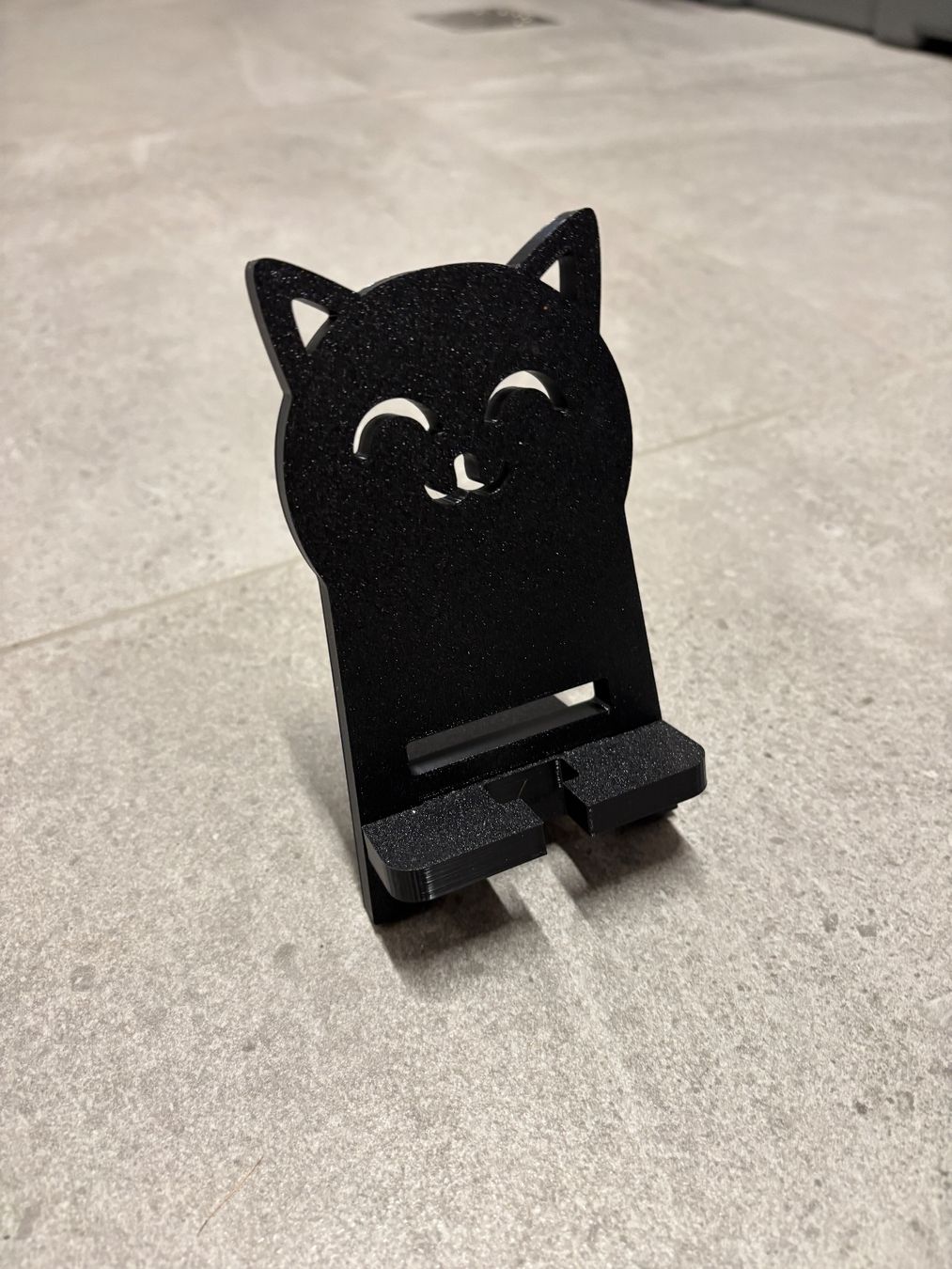 Staffa per monitor: Support de téléphone design chat noir neuf – Nuovo e nell'imballaggio originale da Salvenach venduto da gwenwywar