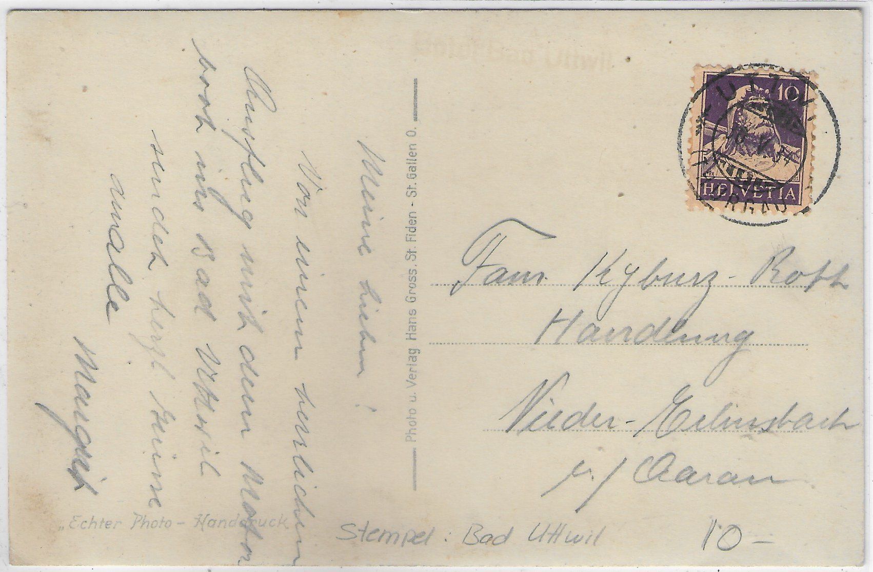 Cartoline postali: Am Bodensee bei Uttwil – Usato da Ettingen venduto da Kartenplanet 1