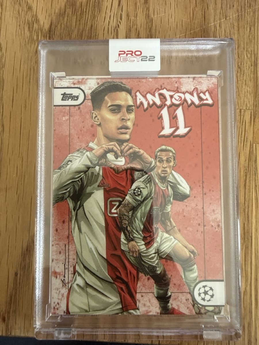 Topps Cartes à collectionner: Topps Project 22 Antony 11 Card AFC Ajax – Neuf (Voir description) à Grabs par EDU2026