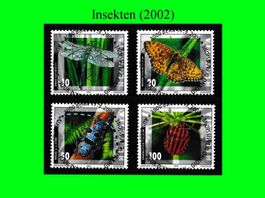 Vollstempel-Serie "Insekten" (2002)