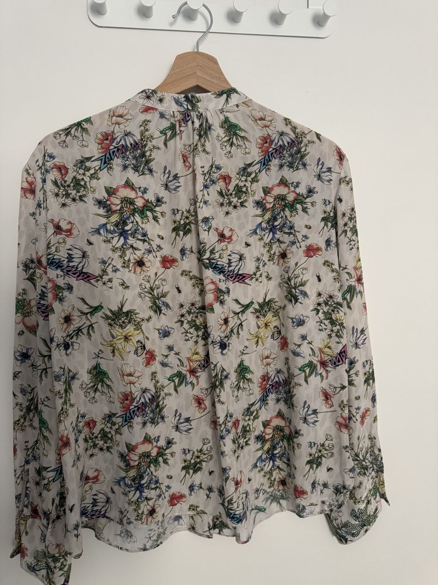 Zadig & Voltaire Camicette: ZADIG & VOLTAIRE  Tadeo Diamanté Silk Blouse – Usato da Zürich venduto da Linen218 4