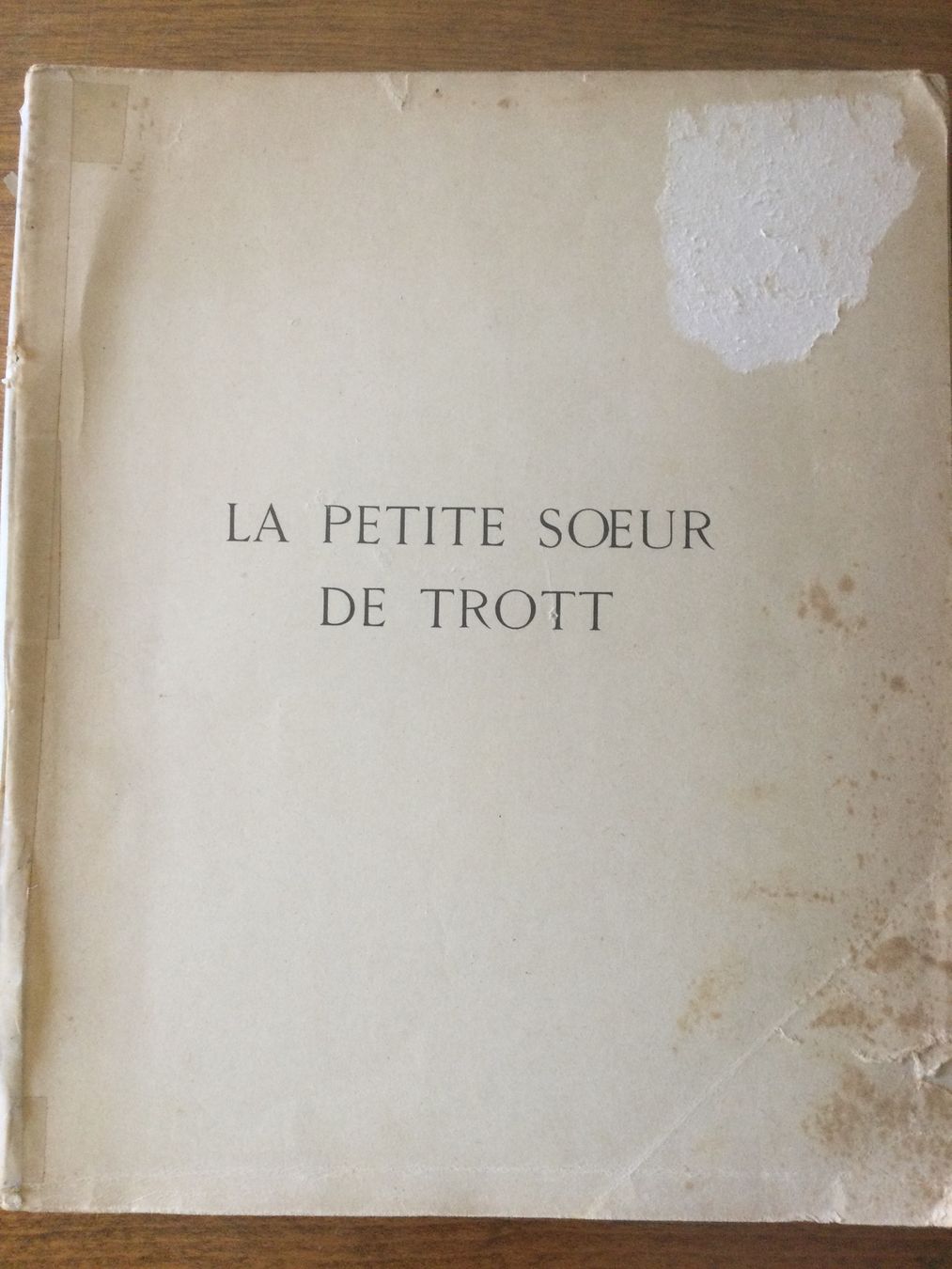Libri: La petite sœur de Trott – Usato da Yvorne venduto da herjoy