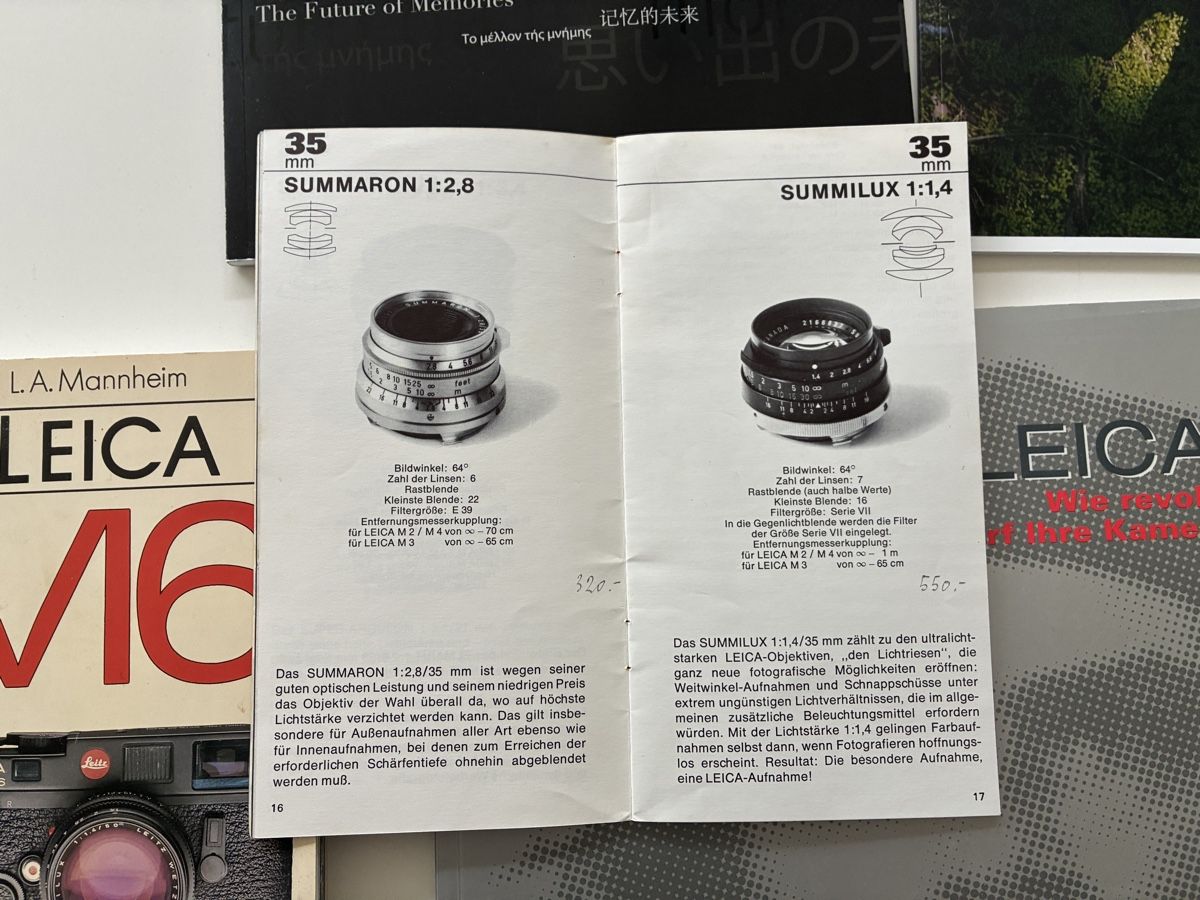 Libri: Leica M6-Bücher & Prospekte Konvolut – Usato da Zürich venduto da ZHCC 1