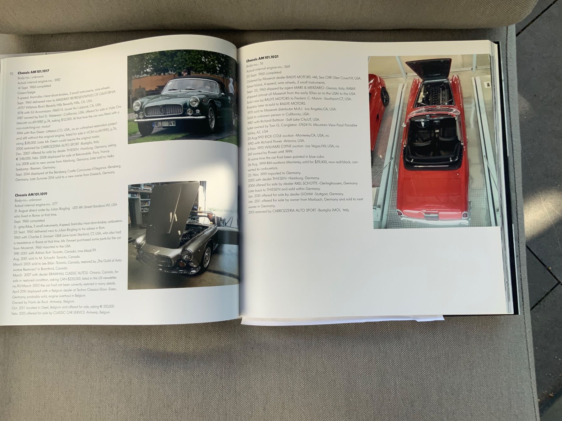 Libri: Maserati 3500 GT Vignale – Usato da Erlenbach ZH venduto da Blondie1966 7