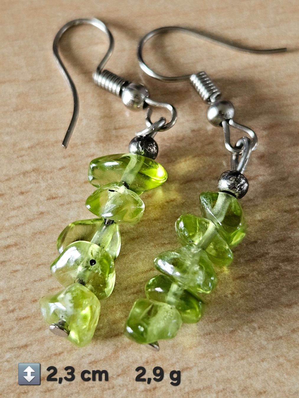 Orecchini pendenti & Orecchini a lobo: Ohrringe grüner Stein 2,9g – Usato da Hägglingen venduto da pri_zdz5 5