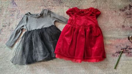 Kleider-Set für Mädchen, Grösse 74/80, Herbst/Winter!