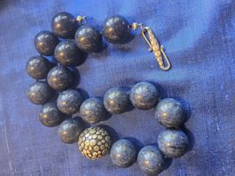 Handmade TOP Lapislazuli Sterling Collier Halskette