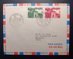 VIETNAM: FLUGBRIEF NACH CHINA 1969