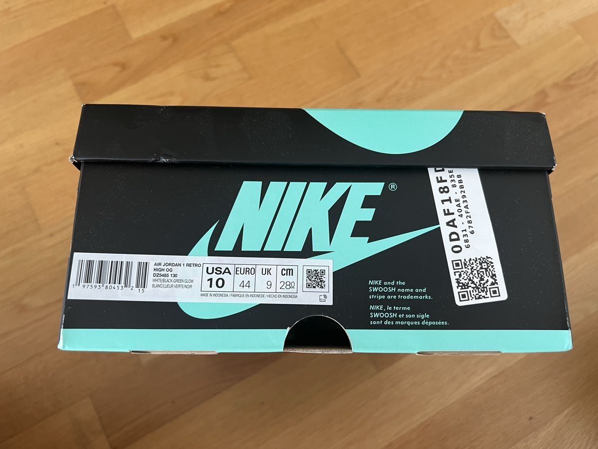 Jordan Scarpe da uomo: Air Jordan 1 Retro Green Glow – Usato da Zürich venduto da JJMM 4