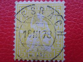 1878: Nr.39, Luxusstück von RIESBACH (ZH) +Vollstempel