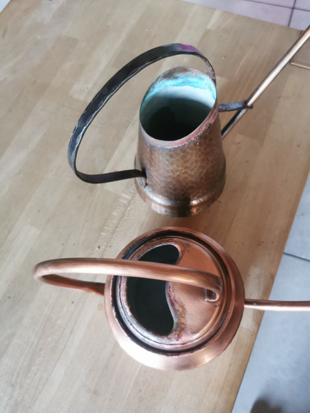 Annaffiatura & Irrigazione: 2 Giesskannen Kupfer – Usato da Freienstein venduto da Fraxinus 6