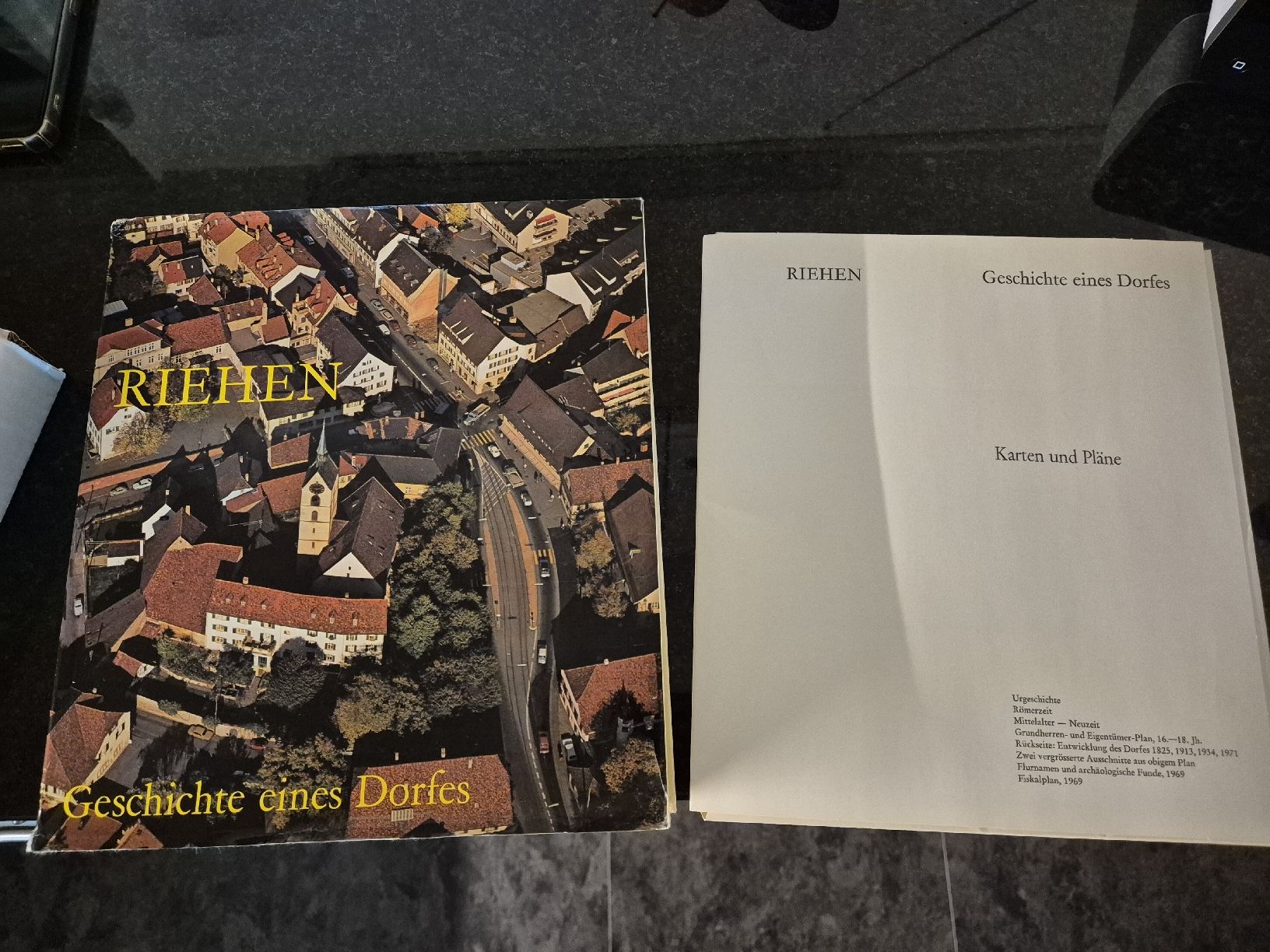 Libri: Buch von Riehen 1974 mit Pläne – Usato da Riehen venduto da schneider.jcl