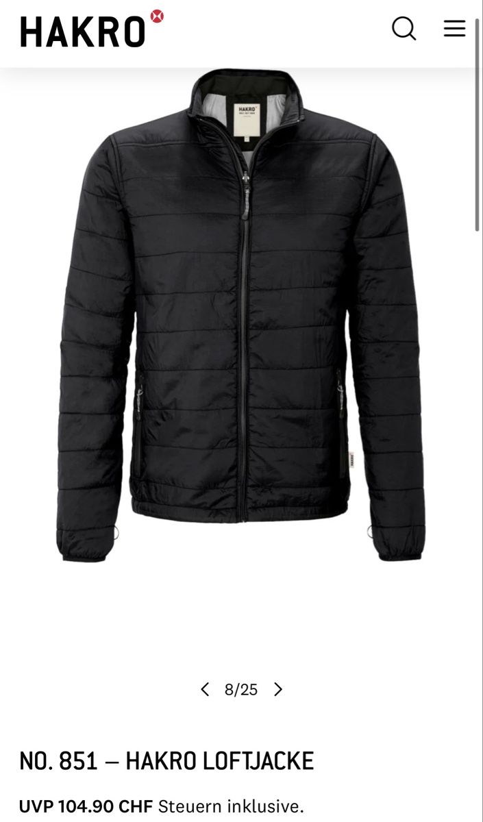 Giacche: Hakro Loftjacke Schwarz, Grösse 2XL - Neu – Nuovo e nell'imballaggio originale da Altdorf UR venduto da Lilelo82