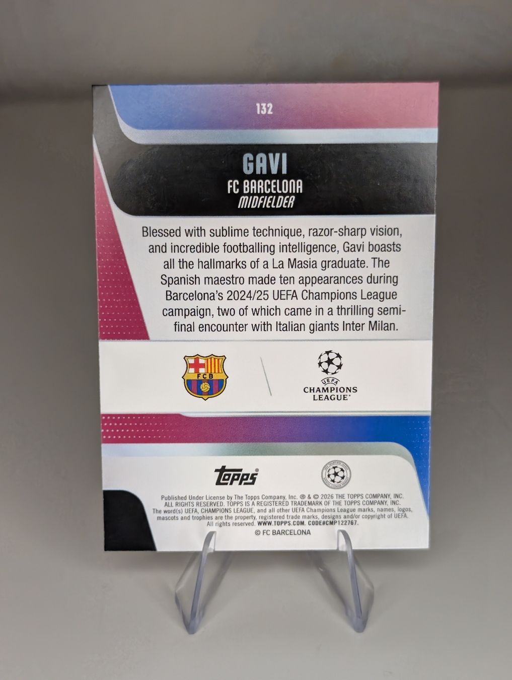 Topps Carte collezionabili: Gavi FC Barcelona Topps Flagship – Nuovo (secondo la descrizione) da Hunzenschwil venduto da BRPCards 1