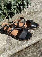 Medicus Sandalen schwarz Grösse 39 Echt Leder