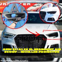 Audi RS3/S3/A3 8V FL Scheinwerfer-Lufthutze LED