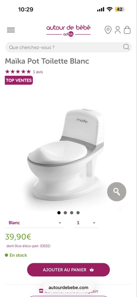 WC: Toilettes Pot pour bébé  – Gebraucht aus Russy von ste_669z 3