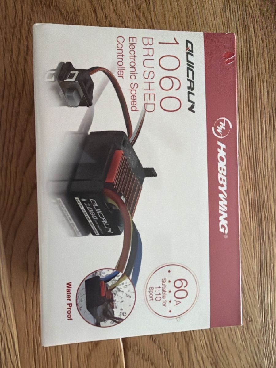 Hobbywing Modellismo RC: Hobbywing Quicrun 1060 Brushed ESC neu – Nuovo e nell'imballaggio originale da Egolzwil venduto da Jrg2005privat
